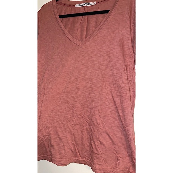 Michael Stars V-Neck Tee, One Size - Picture 4 of 8